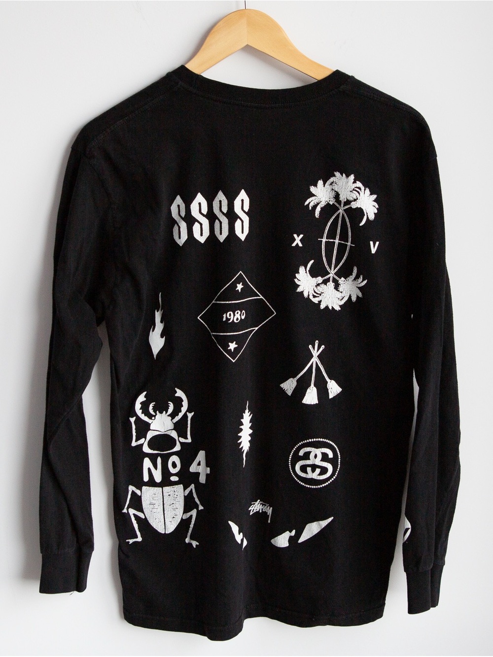 Stussy AOP Graphic Long Sleeve Tee Medium